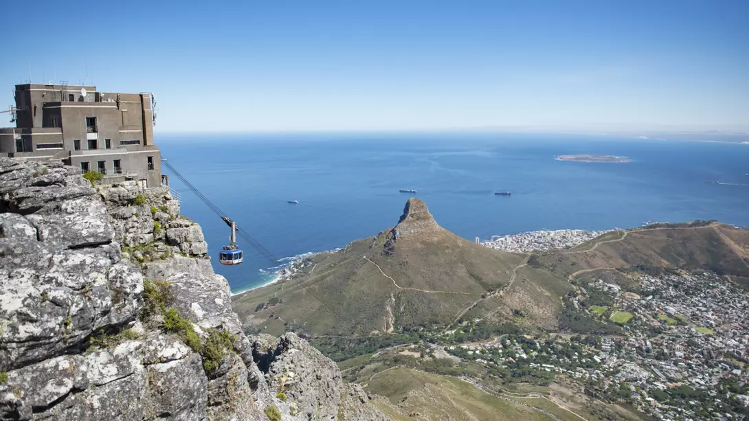 Scenic view from Table Mountain